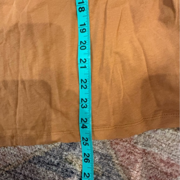 Brown Sleeveless “support your local Cowgirl “ Top with unique finish and brads! - Picture 4 of 9